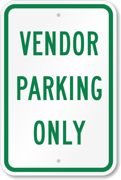 Vendor Parking Spot